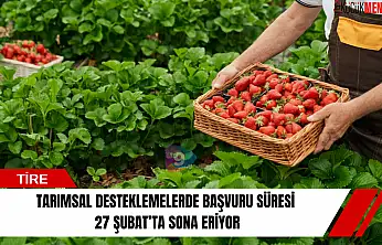 Tarımsal desteklemelerde başvuru süresi 27 Şubat'ta sona eriyor