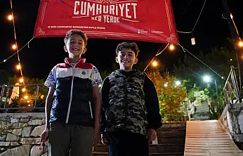 Tire'de Cumhuriyet Coşkusu Gölet Şenlik Alanı'nda Yaşandı