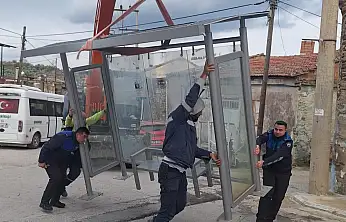 Tire'de trafik düzenlemeleri ve yeni durak çalışmaları