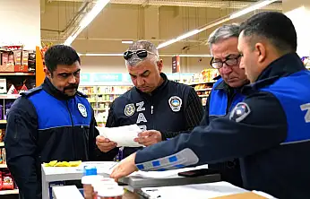 Tire'de Zincir Marketlerde, Kapsamlı Denetim Yapıldı
