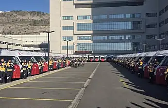 TİRE'YE 2 YENİ AMBULNS HİZMETE GİRDİ