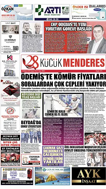 E-Gazete - Tarih: 10 Ekim 2025
