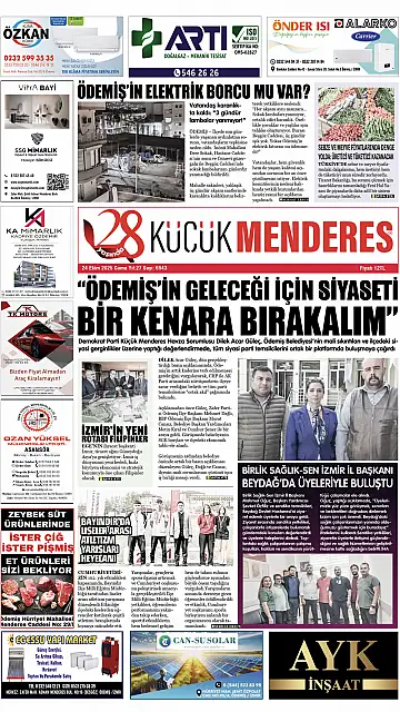 E-Gazete - Tarih: 24 Ekim 2025