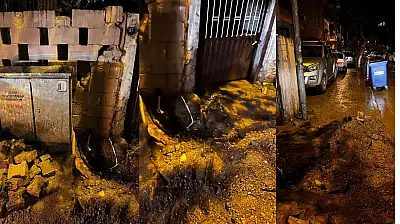 ÖDEMİŞ'TE 'KAZDIK GİTTİK' ANLAYIŞI LİSE CADDESİ'NDE FACİAYA DAVETİYE