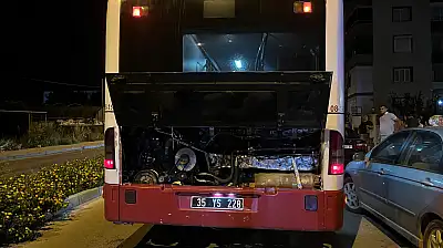 Torbalı-Ödemiş ESHOT Otobüsü Alev Almadan Son Anda Durdu