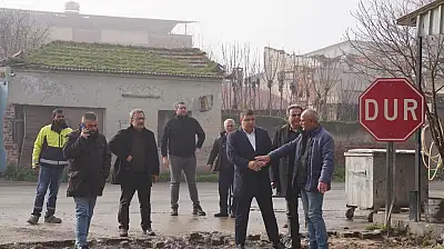 YENİÇİFTLİK YOLUNDA YENİLEME ÇALIŞMALARI BAŞLADI