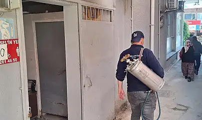Kiraz'da Haşereyle Mücadele Çalışmaları Sürüyor