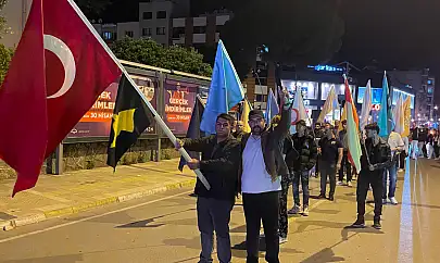 ÖDEMİŞ'TE 3 MAYIS TÜRKÇÜLER GÜNÜ YÜRÜYÜŞÜ DÜZENLENDİ