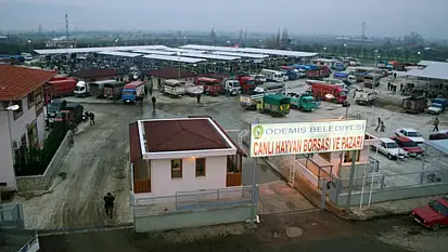 ÖDEMİŞ CANLI HAYVAN PAZARI 10 MAYIS'TA YENİDEN AÇILIYOR