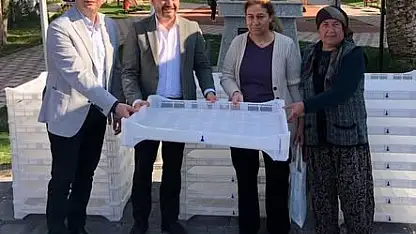 Beydağ'da Üreticilere 1034 Adet Kerevet Dağıtıldı