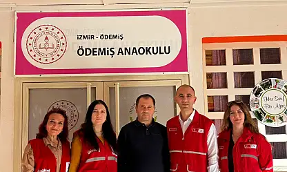 Kızılay Haftası'nda Ödemiş'te Minik Kalplerden Büyük Dayanışma