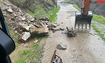 Tire Belediyesi'nde yoğun yağış mesaisi