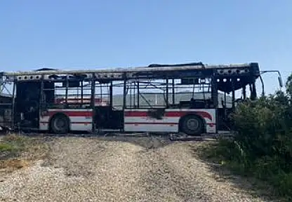 Bayındır Yolunda Eshot Otobüsü Cayır Cayır Yandı!
