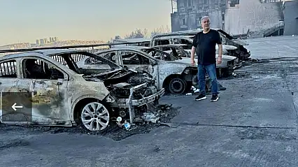 Esnafın Başkanı Ata Yangın Bölgesine Gitti