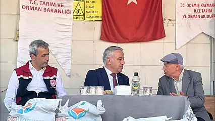Ödemiş'te Organik İncir Projesi Kapsamında Destekler Üreticilere Ulaştırıldı