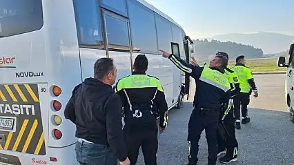 Tire'de Okul Servislerine Sıkı Denetim