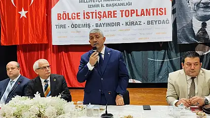 Tire İlçe Teşkilatı Bölge İstişare Toplantısına Ev Sahipliği Yaptı