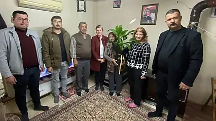 ÜLKÜ OCAKLARI ÖDEMİŞ'TEN ŞEHİT AİLELERİNE ZİYARET