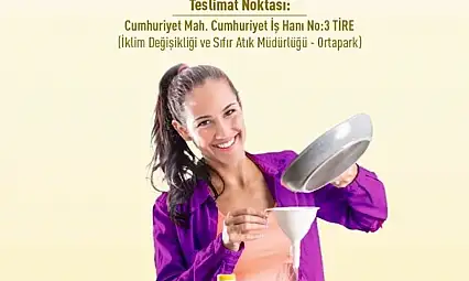 Atık Yağlarınızı Biriktirin!