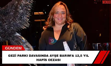 Gezi Parkı davasında Ayşe Barım'a 12,5 yıl hapis cezası
