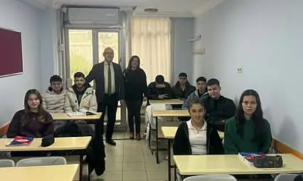 İLÇE MİLLİ EĞİTİM MÜDÜRÜ DESTİCİOĞLU'NDAN ÖZEL ÖĞRETİMKURSUNA ZİYARET