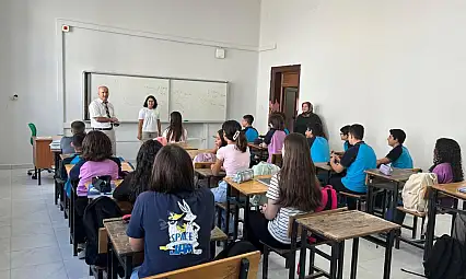 İlçe Milli Eğitim Müdürü Serdar Ökay, Kazım Dirik Ortaokulunu Ziyaret Etti