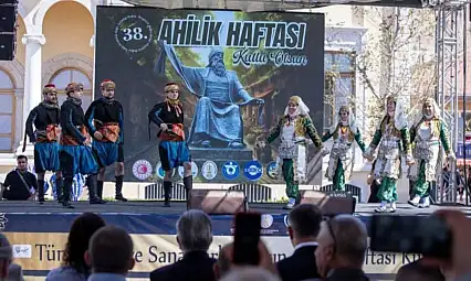 İZMİR'DE 38. AHİLİK HAFTASI RENKLİ ETKİNLİKLERLE KUTLANDI