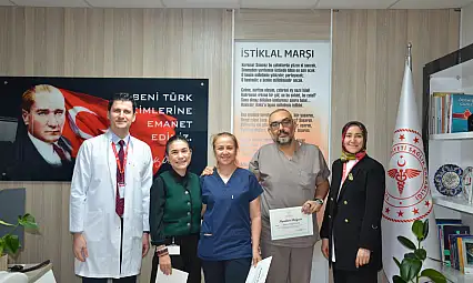 Ödemiş Devlet Hastanesi'nden sağlık çalışanlarına teşekkür