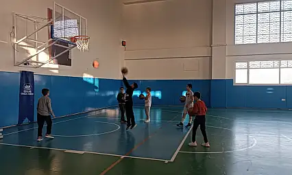 Ödemiş Gençlik Merkezi'nde Basketbol Heyecanı