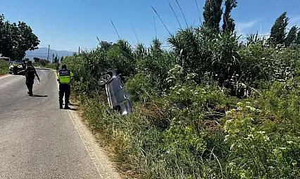 Ödemiş Günlüce'de Kaza 1 Kişi Yaralı