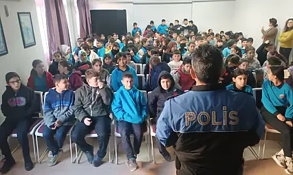 ÖDEMİŞ'TE ÖĞRENCİLERE GÜVENLİ İNTERNET EĞİTİMİ