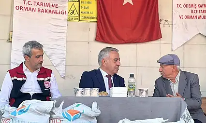 Ödemiş'te Organik İncir Projesi Kapsamında Destekler Üreticilere Ulaştırıldı