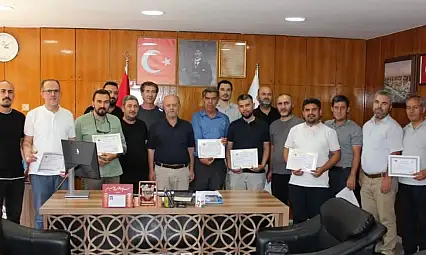 'Yarınlara İz Bırak' Projesinde Görev Alan Personele Başarı Belgesi