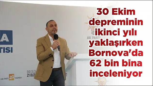 AK Parti İzmir İl Başkan Vekili Ali Aslan 'Türkiye 'üretim üssü' olarak büyümeyi sürdürüyor.'