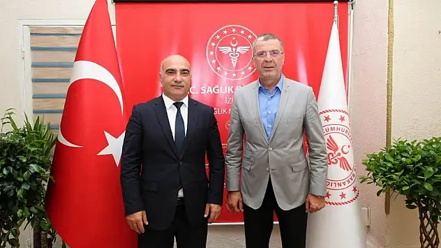 AK Parti Ödemiş İlçe Başkanı Murat Öncel'den İl Sağlık Müdürü Ayhan Kul'a Ziyaret