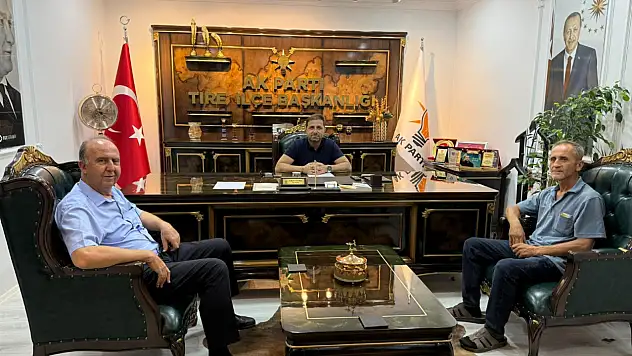 AK Parti Tire İlçe Başkanlığı'ndan Ziraat Odası'na Teşekkür