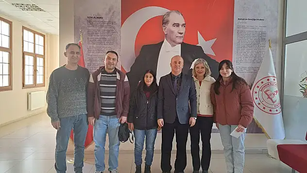 Alparslan MTAL'den İlçe Milli Eğitim Müdürü Serdar Ökay'a Ziyaret