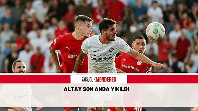 Altay son anda yıkıldı