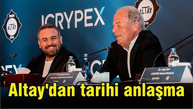 Altay'dan tarihi anlaşma