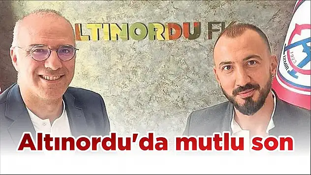 Altınordu'da mutlu son