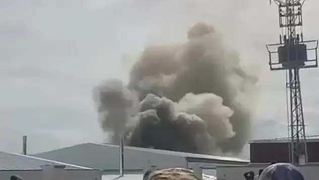 Amasya'da fabrikada yangın: 8 işçi hastaneye kaldırıldı