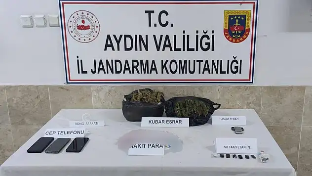 Aydın’da  Jandarma tarafından uyuşturucu operasyonu