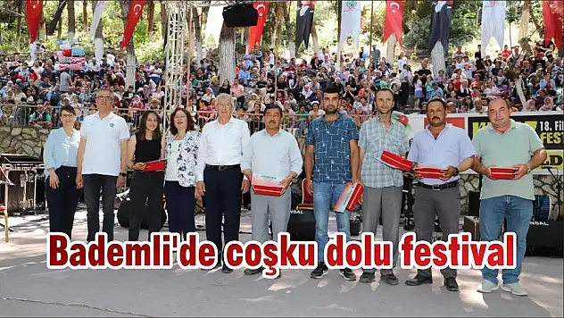 Bademli'de coşku dolu festival