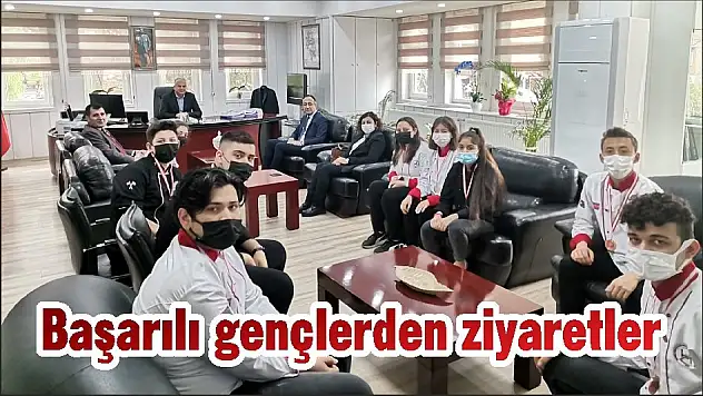 Başarılı gençlerden ziyaretler