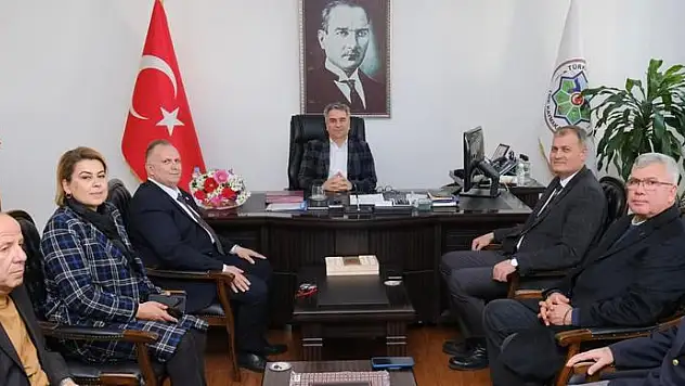 BAŞKAN DURAN'DAN TİRE İLÇE PROTOKOLÜNE NEZAKET ZİYARETLERİ