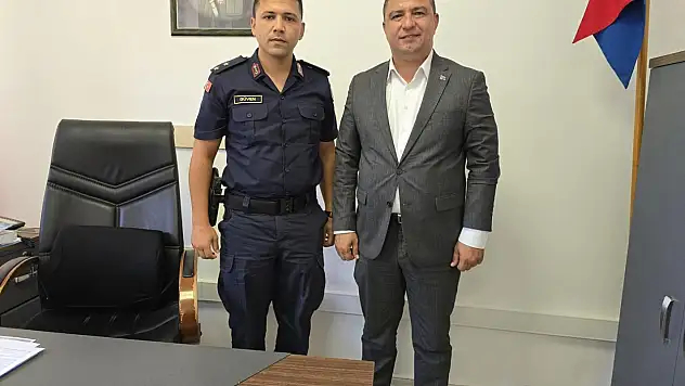 Başkan Okuroğlu'ndan Jandarma Komutanı Güven'e Hayırlı Olsun Ziyareti