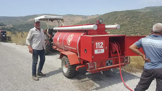 Büyükşehir’den İzmir’in köylerine yangın söndürme tankeri