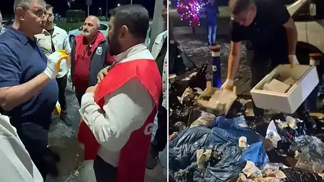 Cemil Tugay, Eldiven Takıp Kordon'da Çöp Topladı