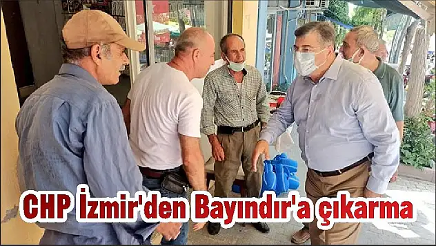 CHP İzmir'den Bayındır'a çıkarma