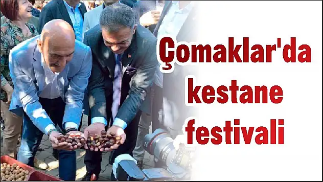 Çomaklar'da kestane festivali